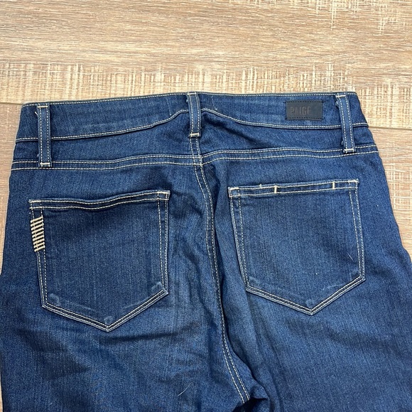Paige jeans darker denim hoxton ankle stretchy skinny jeans 26 - Picture 7 of 15